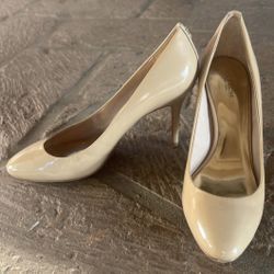 Beige Coach Heels