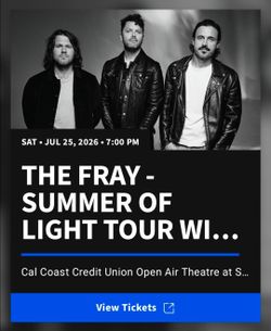The Fray tickets