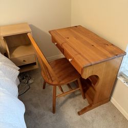 Antique Wood Writing Desk