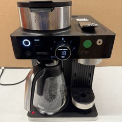 Ninja - Espresso & Coffee Barista System, Single Serve & Nespresso, with 12-Cup Carafe, 4 Styles with Ristretto - Black