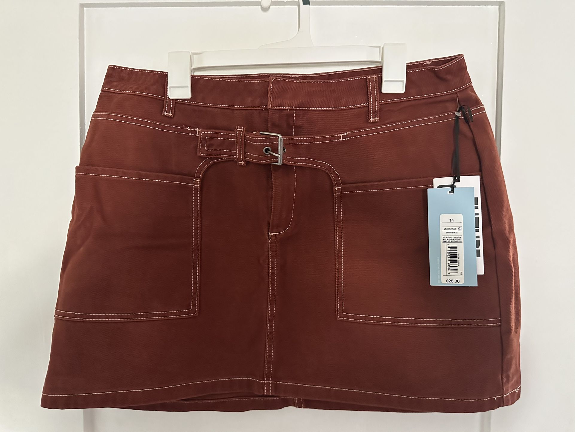 Brown Mini Skirt