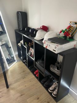 Black shelf