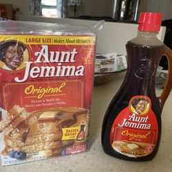 Aunt Jemima Pancakes  and Syrup - New In Box. Just for Collecting 