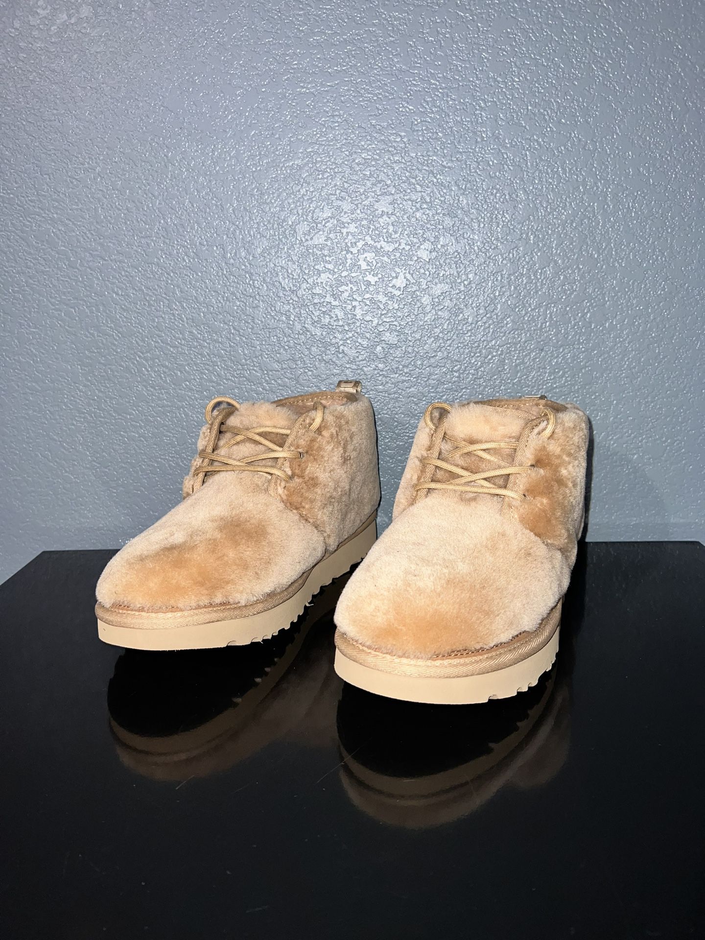 Mens Uggs Neumel Cozy Sheepskin Ankle Boots Size 8 