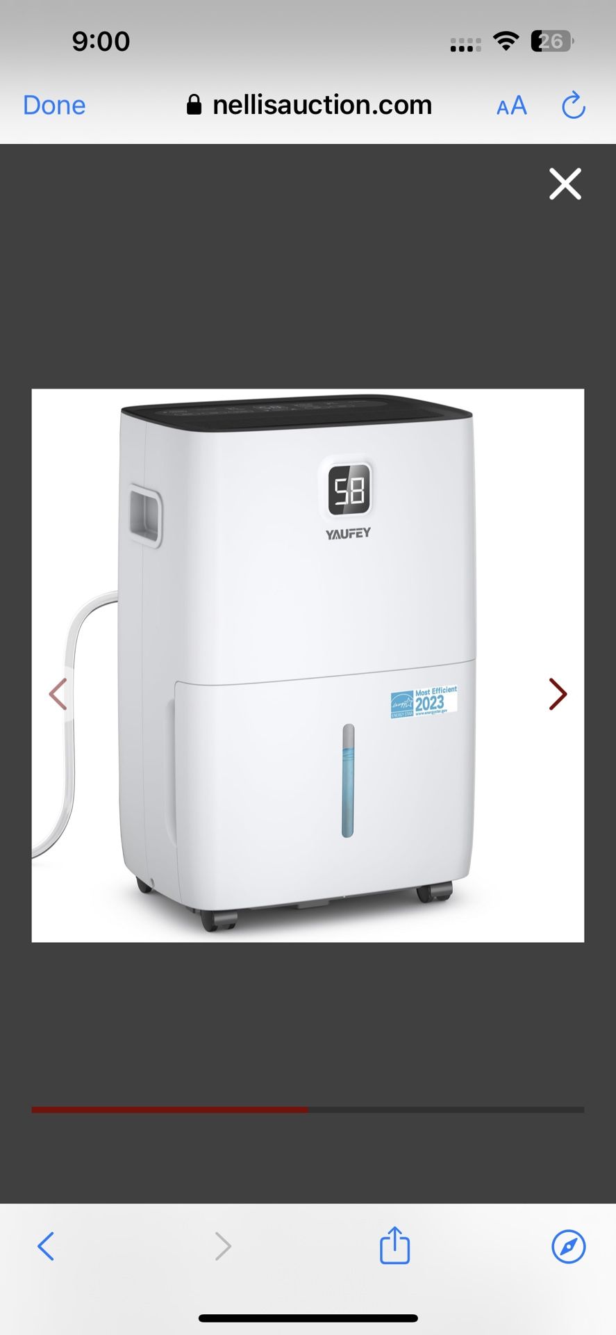 Yaufey 80 Pint Energy Star Dehumidifier For Home Basement And Large Rooms Up To 6000 Sq. Ft Powerful And Quiet With Timer Intelligent Humidity Con