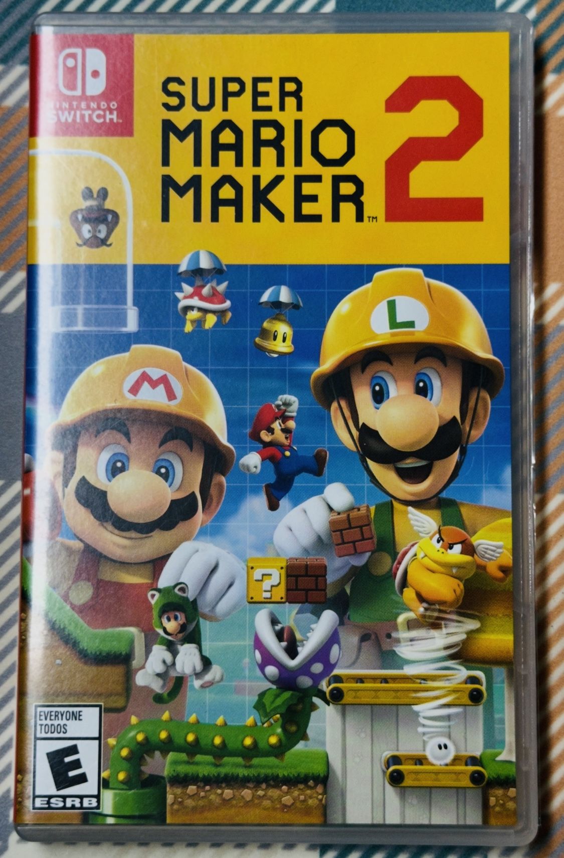 Super Mario Maker 2 - Nintendo Switch Game And Case Tested/Works Fast Shipping!