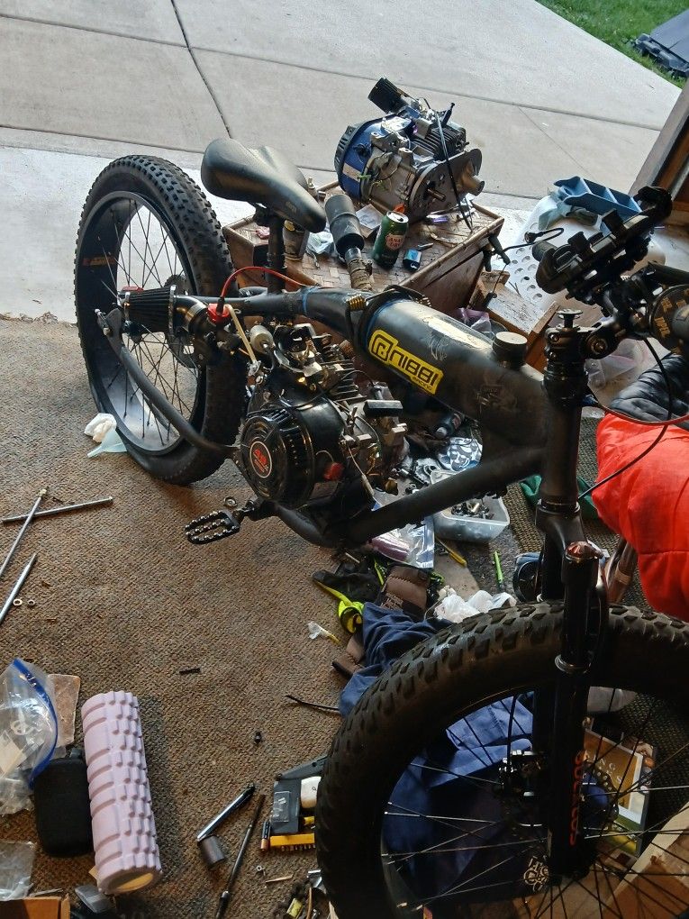 Phatmoto Custom Lifan Nibbi Carb Torque Converter Also. 212 Amazon "PREDATOR KILLLER" with Brandnew Carb And Theottle Spark Plug. Started Once! Parts