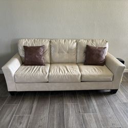 Bone White Couch 