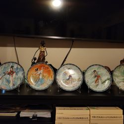 Vintage Collector Japanese Plates .. Imperial Jingdezhen Legends Of West Lake.. Each 20 Or Buy More Than 3 For $ 15 Each.