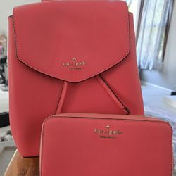 Backpack With Wallet 