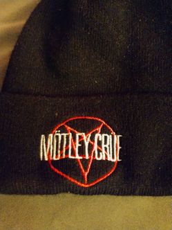 Mötley Crüe Black Knit Beanie Hat