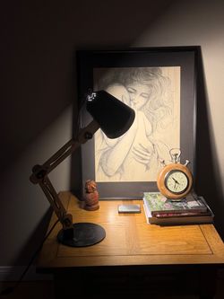Adjustable Wood Arm Desk Lamp – Scandinavian Modern Task Light