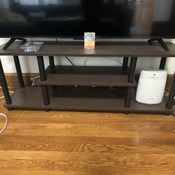 wooden tv stand