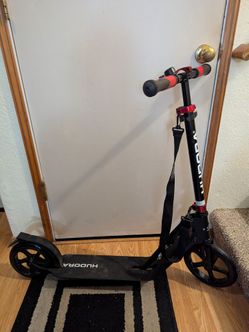 Hudora Kick Scooter Black Red