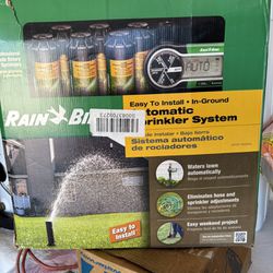 Rain Bird Automatic Sprinkler System 