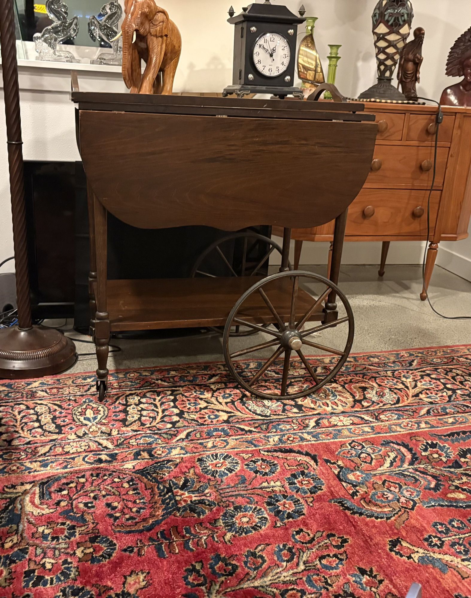 Antique English Tea Cart