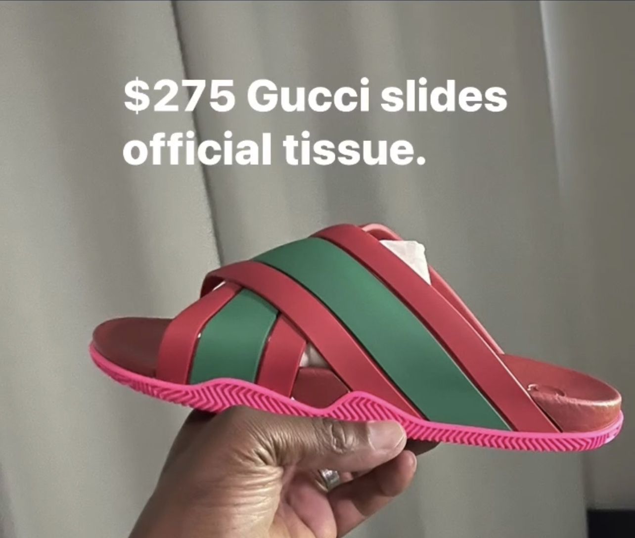 Size 10 And 11 Gucci Slides For Women.
