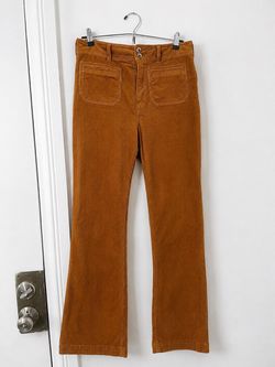 ANTHROPOLOGIE  WOMEN’s PILCRO CORDUROY FLARE PANTS. Sz 30
