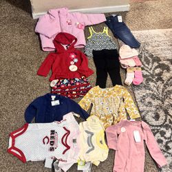 New Baby’s Girl Clothes Size 3-6,6-9,9,12,18 Months All For 30$