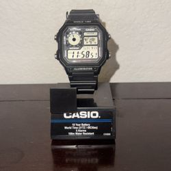 Casio Royale/AE1200 In Black 