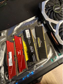 DDR4 RAM 32gb total (8gb per stick pictured)