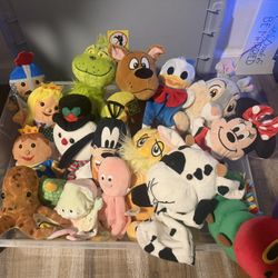 Stuffed Animals And Puppets
