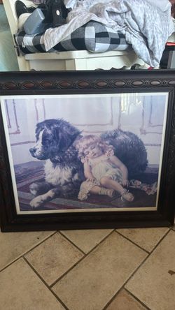 vintage Victorian-style chromolithograph or art print titled "Companions,
