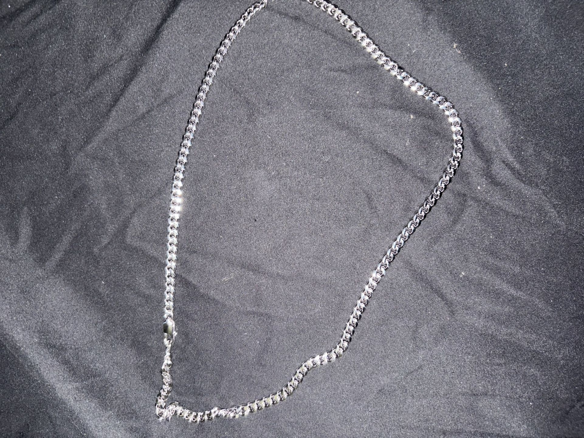 5mm Miami Cuban Link Chain In White Gold