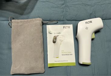 Infrared thermometer and pouch
