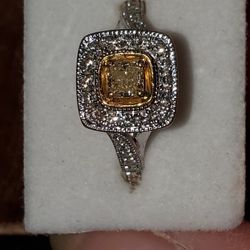 Gold Halo Ring
