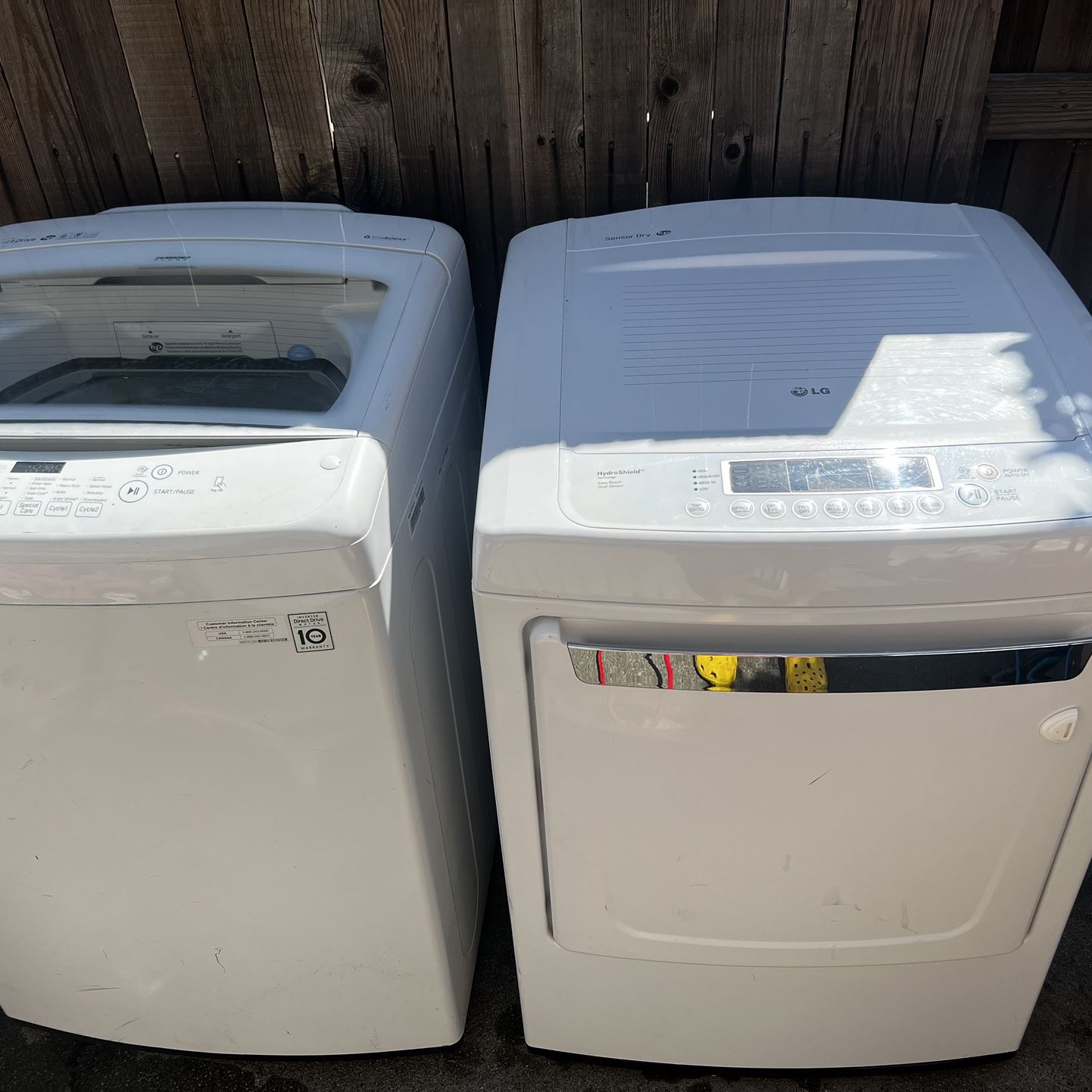 LG Washer And Dryer $400