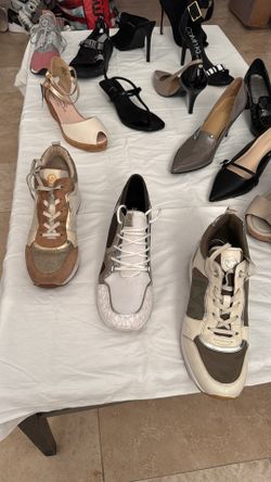 Michael Kors, Calvin Klein, new balance, etc Tennis shoes high heels
