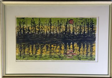 Bauhaus Artist Werner Drewes Lithograph, Incredibly Rare and Beautiful