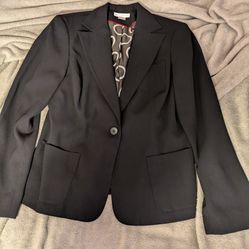 Woman's Black Blazer Jacket