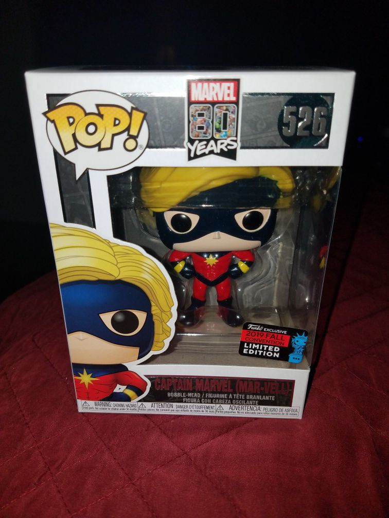 Funko Pop Captain Marvel First appearance