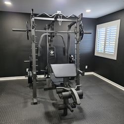 Smith Machine 2001 | Multi-Use Adj Bench | Gym Equipment | Fitness | Squat Rack | Excercise |🔴WEIGHTS AND BARBELL SOLD SEPARATELY 🔴 FREE DELIVERY 🚚