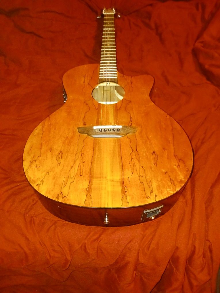 Acoustic-Electric Luna Brand Guitar