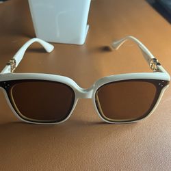 White Fashion Square Sunglasses