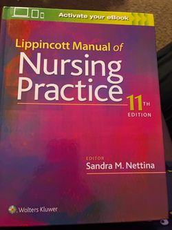 Lippincott Manual Of Nusing Practice 11th edition