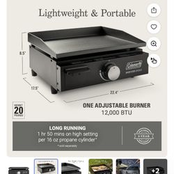Coleman Tabletop 17” Gas Grill