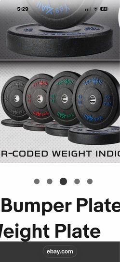 Brand new bumper plates