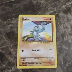 Pokemon Machop 52/102