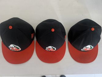 University of Miami "Maniac" Fitted Baseball Caps – Adidas – Multiple Sizes