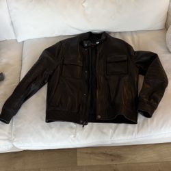 100% Leather Michael Kors Men’s Jacket 