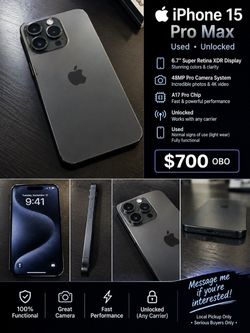 iPhone 15 PRO max