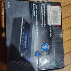 Biometric Gun Safe for 2 Pistols with Fingerprint Lock and Interior Lights