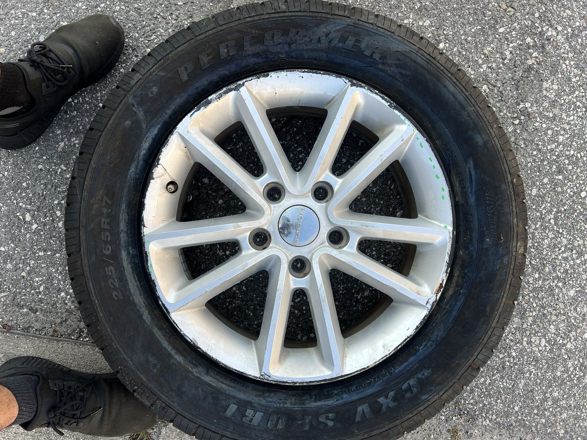 OEM Dodge Caravan Wheels NOT USABLE TIRES For Sale