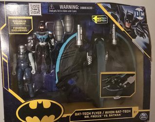 Bat-Tech Flyer/Avionics Bat-Tech Mr. Freeze VS. Batman