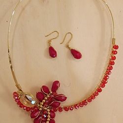 Collares De Cristal Cheko, Piedra Agata, Perlas