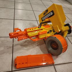 Stampede ECS full auto NERF gun With Drum Magazine
